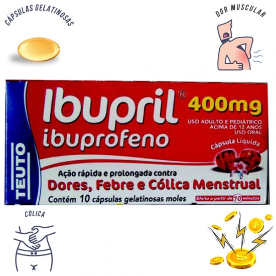 Ibupril 400 MG 10 Cápsulas